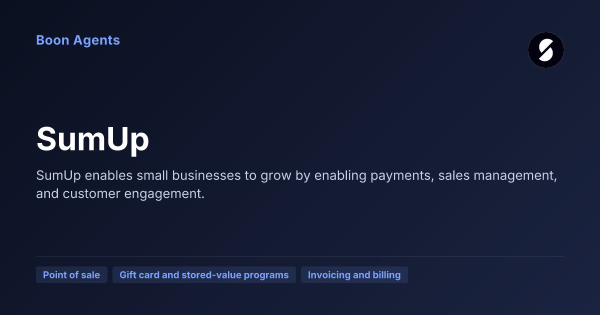 SumUp — company overview