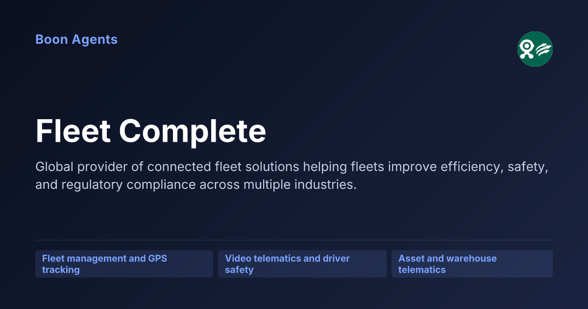Fleet Complete — company overview