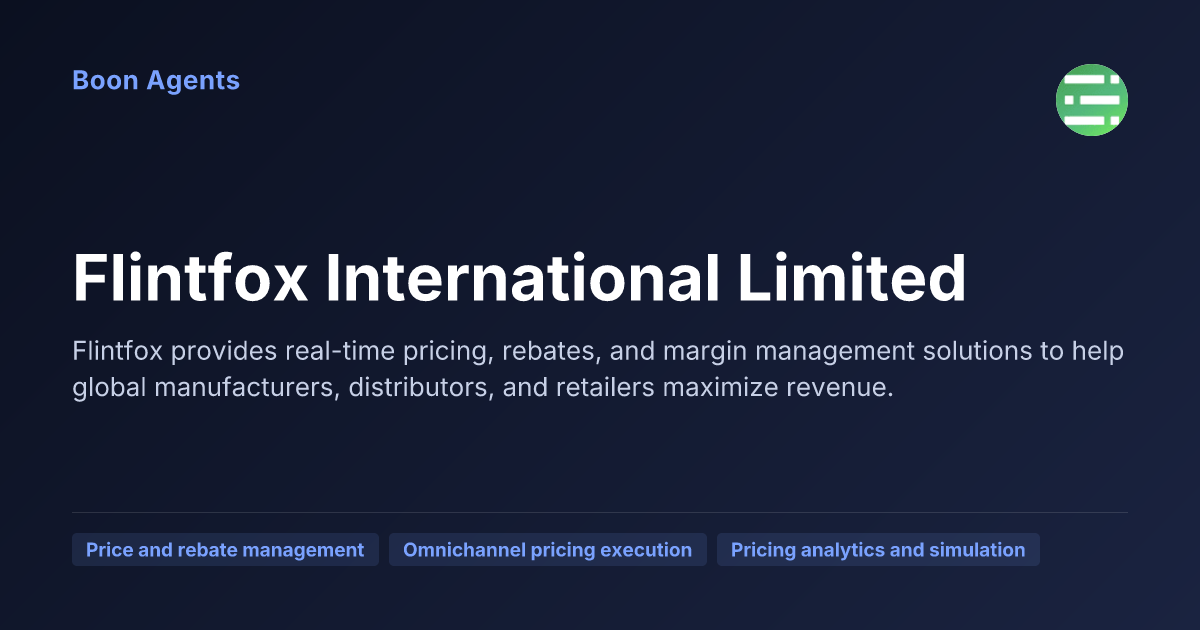 Flintfox International Limited — company overview