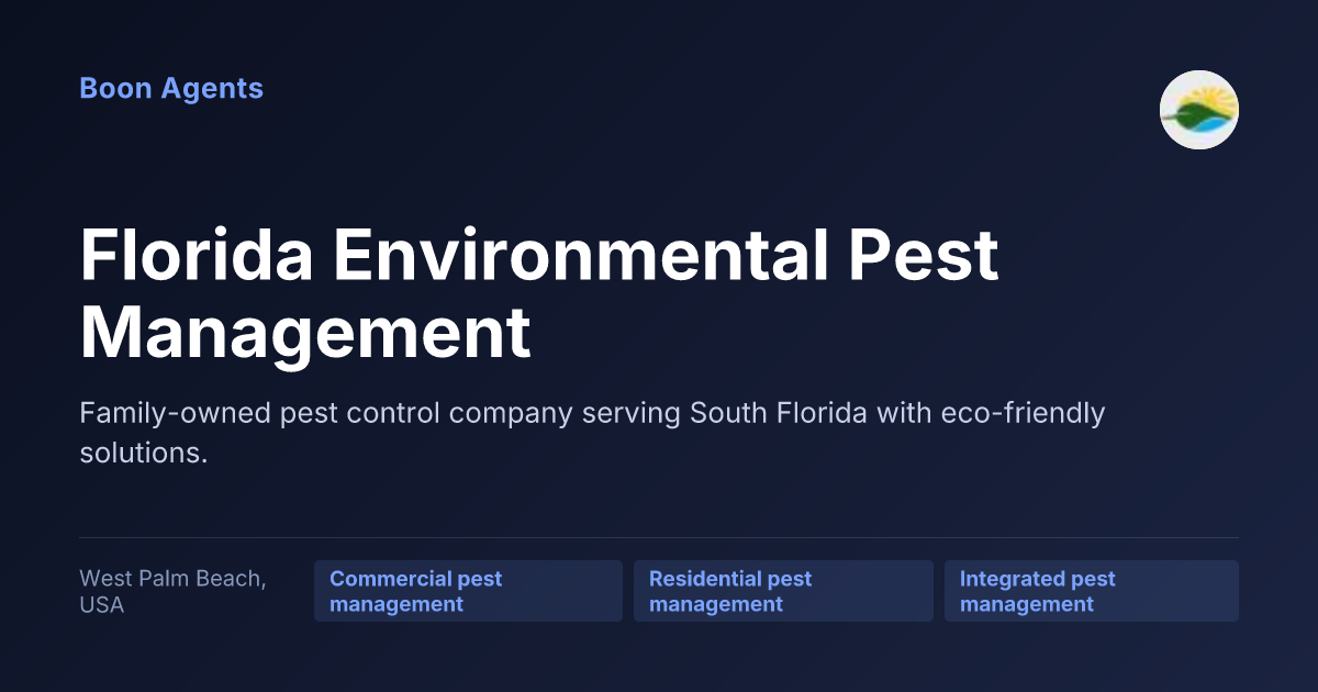 Florida Environmental Pest Management — company overview