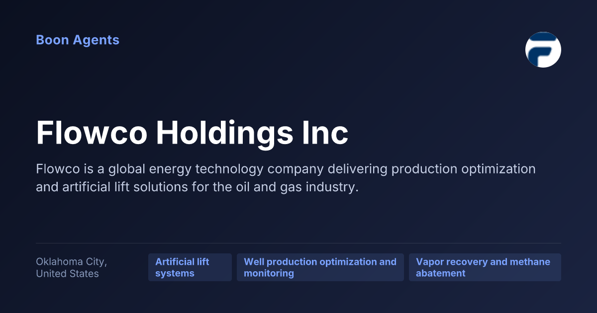 Flowco Holdings Inc — company overview