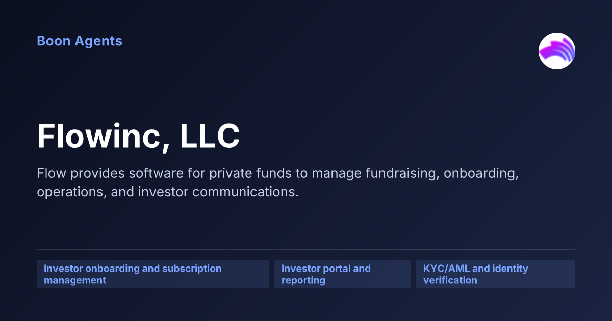 Flowinc, LLC — company overview
