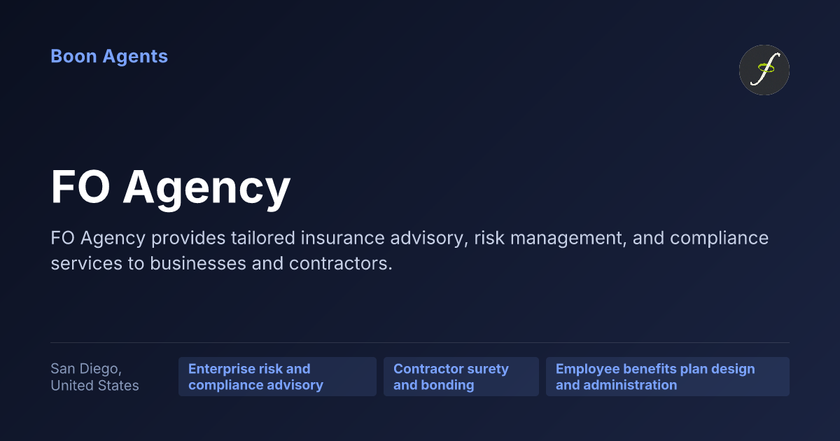 FO Agency — company overview
