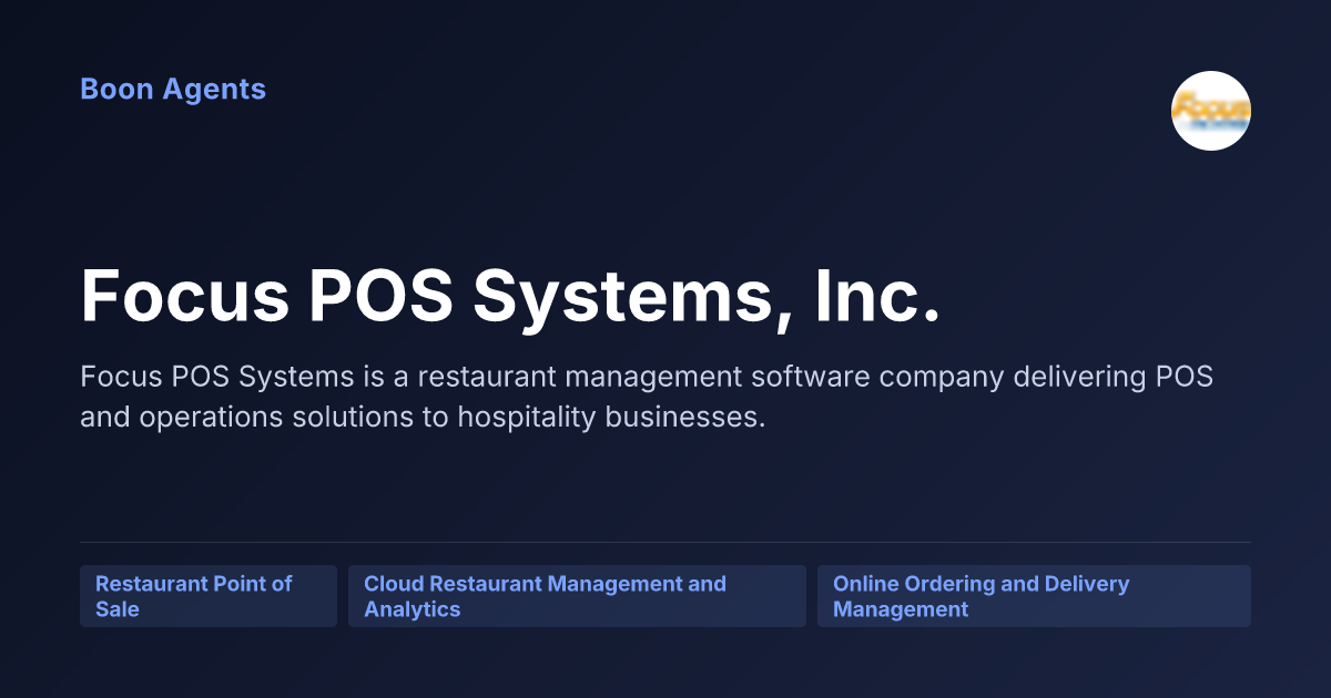 Focus POS Systems, Inc. — company overview