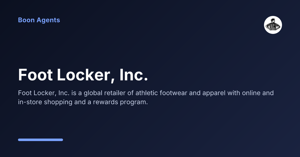 Foot Locker, Inc. — company overview