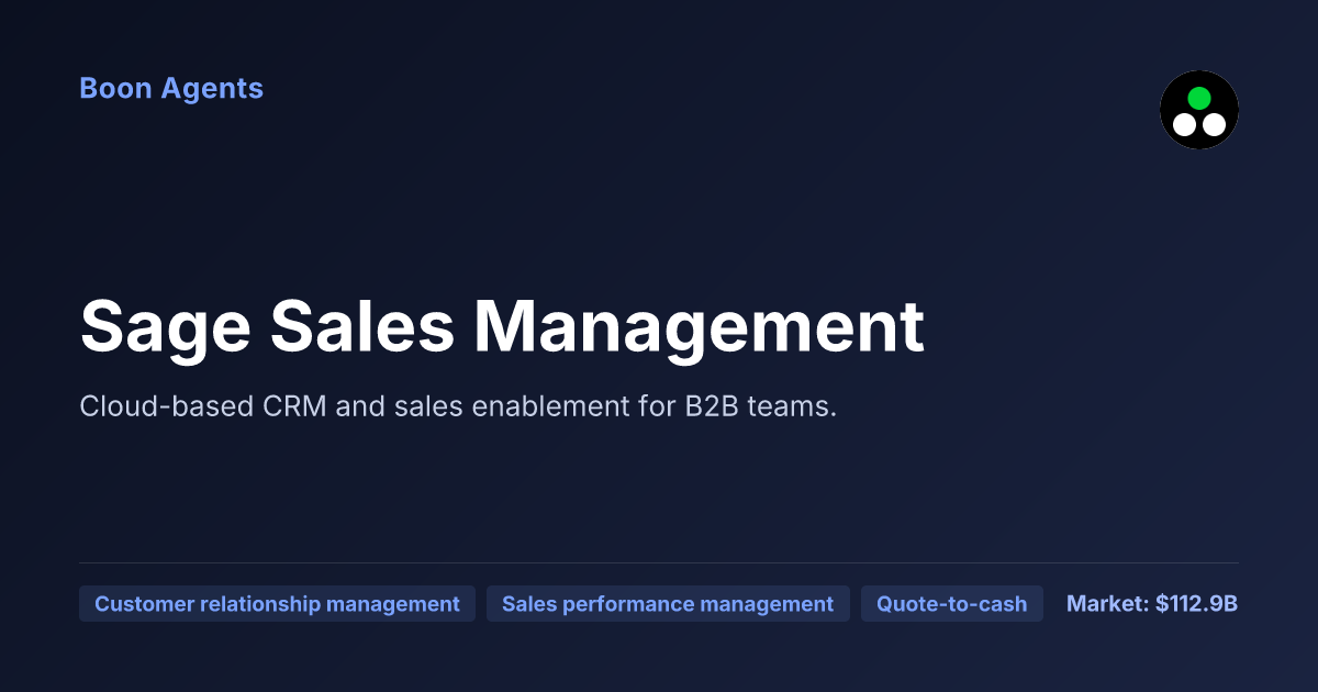 Sage Sales Management — company overview