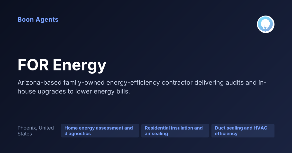 FOR Energy — company overview