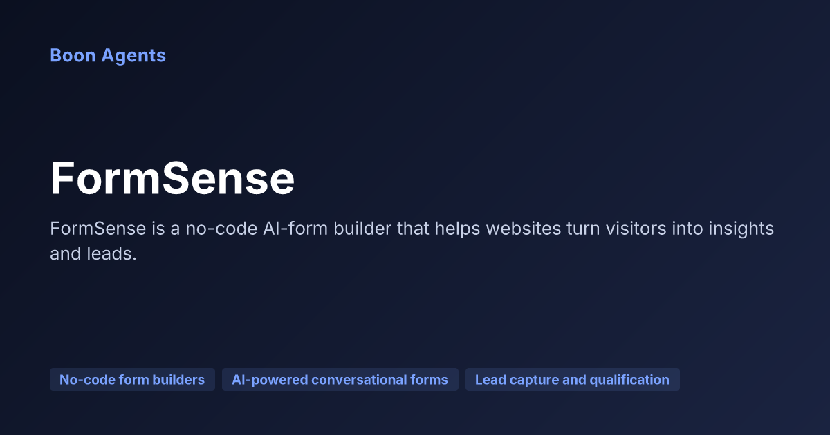 FormSense — company overview