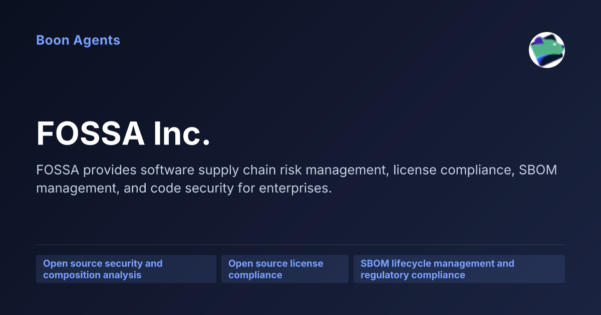 FOSSA Inc. — company overview
