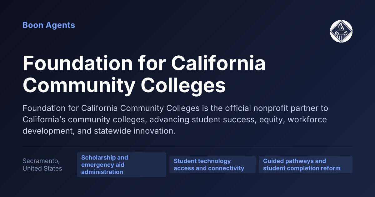 Foundation for California Community Colleges — company overview