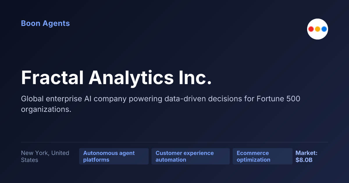 Fractal Analytics Inc. — company overview
