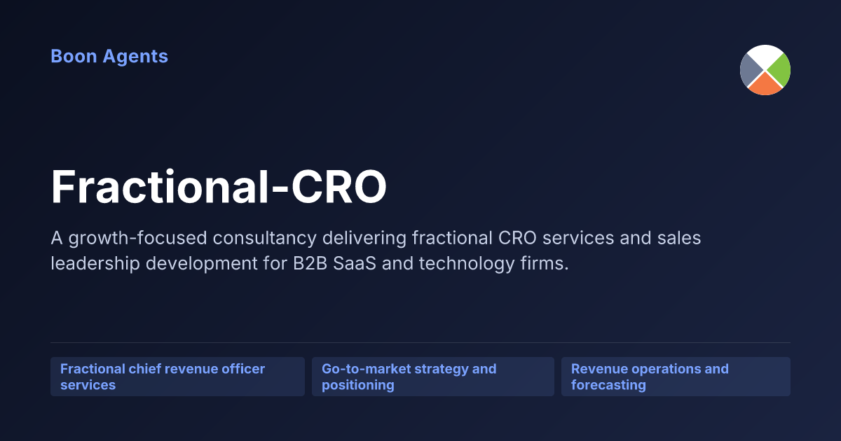 Fractional-CRO — company overview