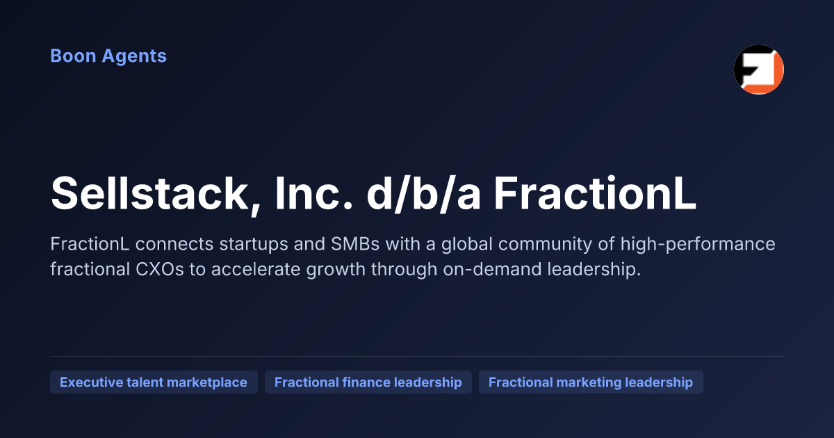 Sellstack, Inc. d/b/a FractionL — company overview