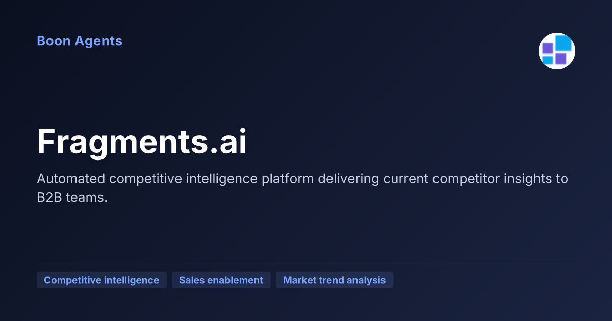 Fragments.ai — company overview
