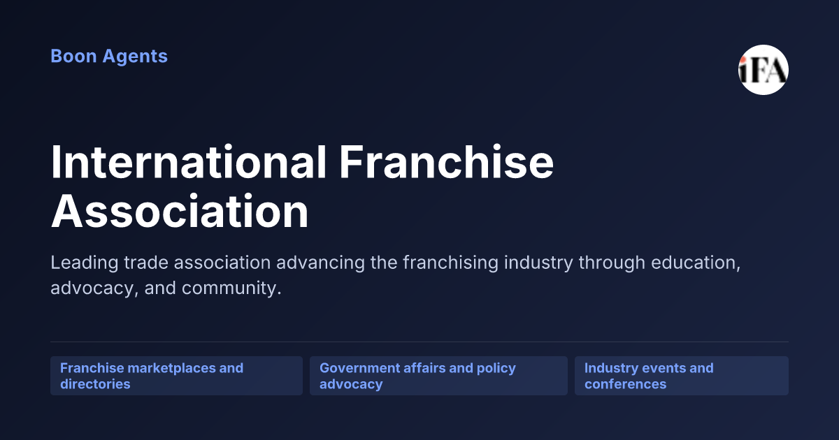 International Franchise Association — company overview