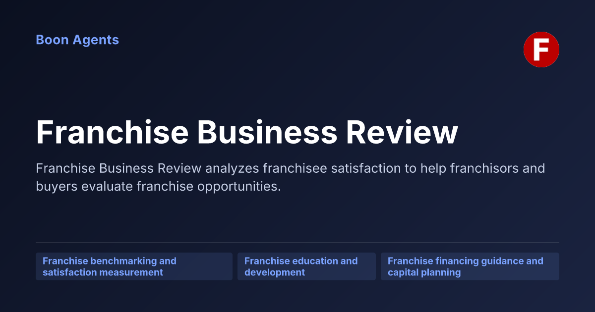 Franchise Business Review — company overview
