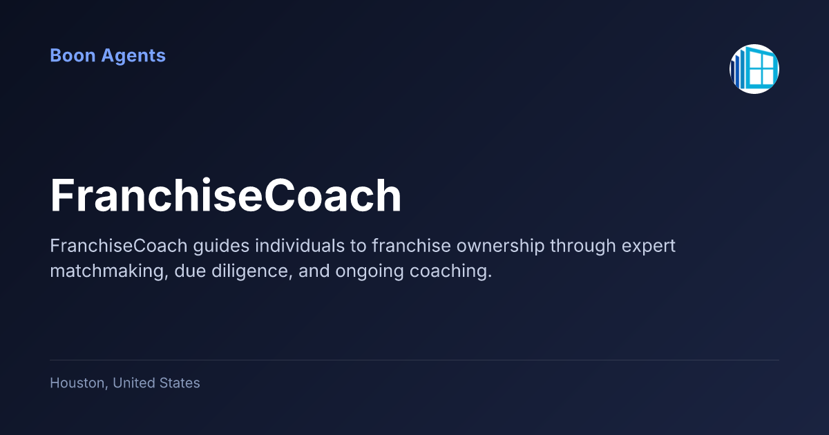 FranchiseCoach — company overview