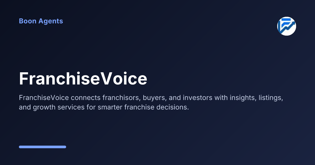 FranchiseVoice — company overview