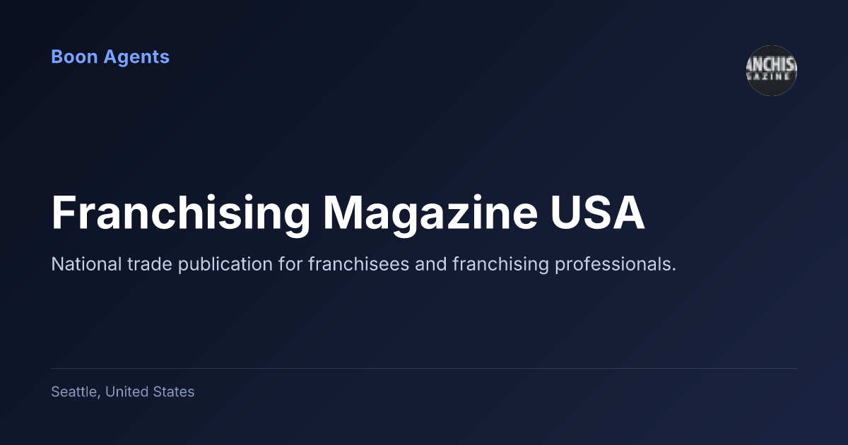 Franchising Magazine USA — company overview