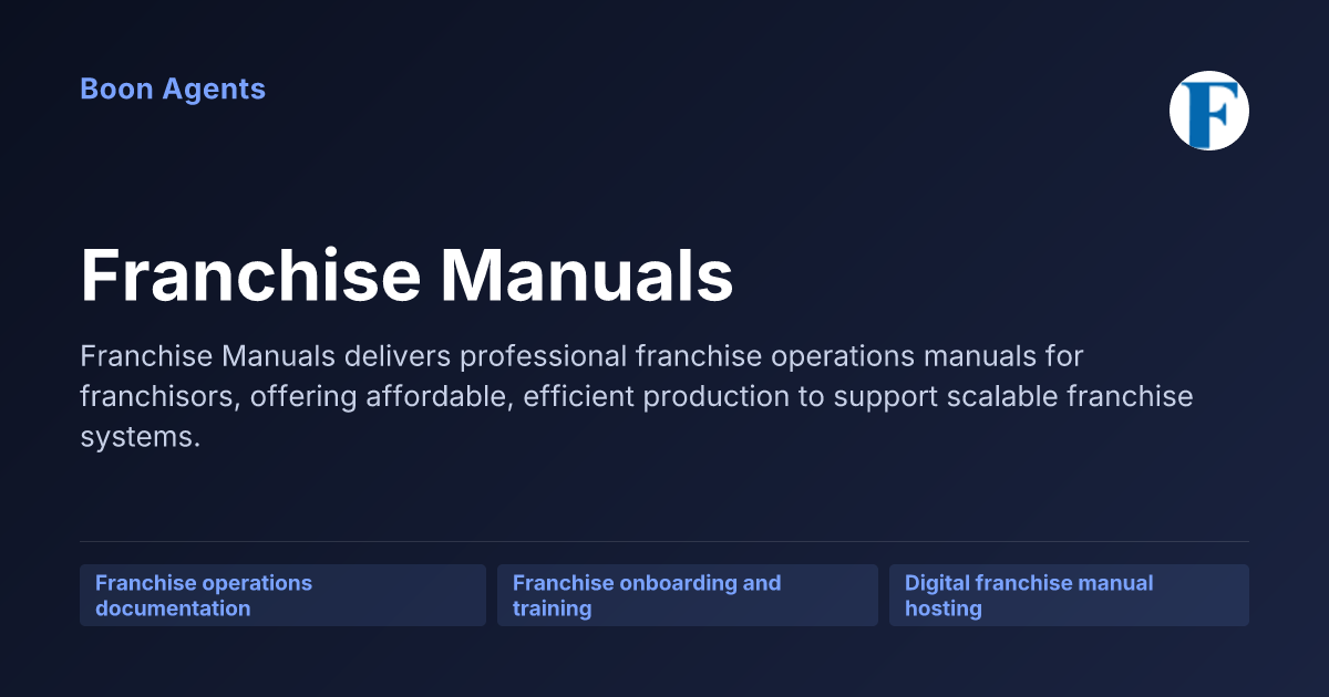 Franchise Manuals — company overview