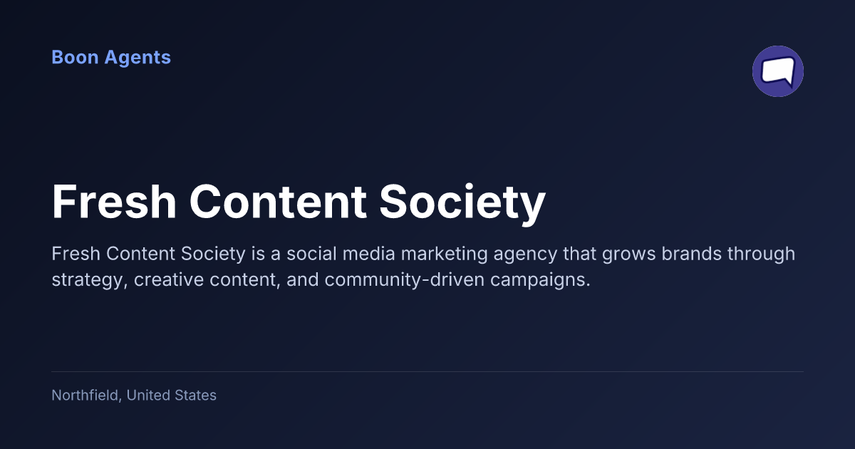 Fresh Content Society — company overview