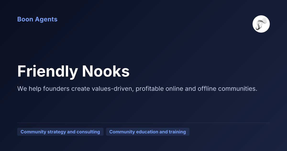 Friendly Nooks — company overview