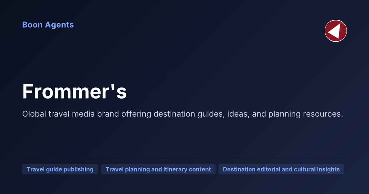 Frommer's — company overview