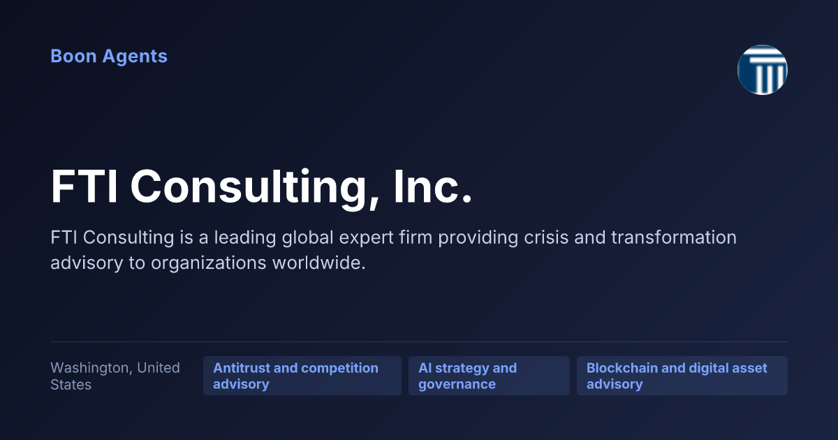 FTI Consulting, Inc. — company overview