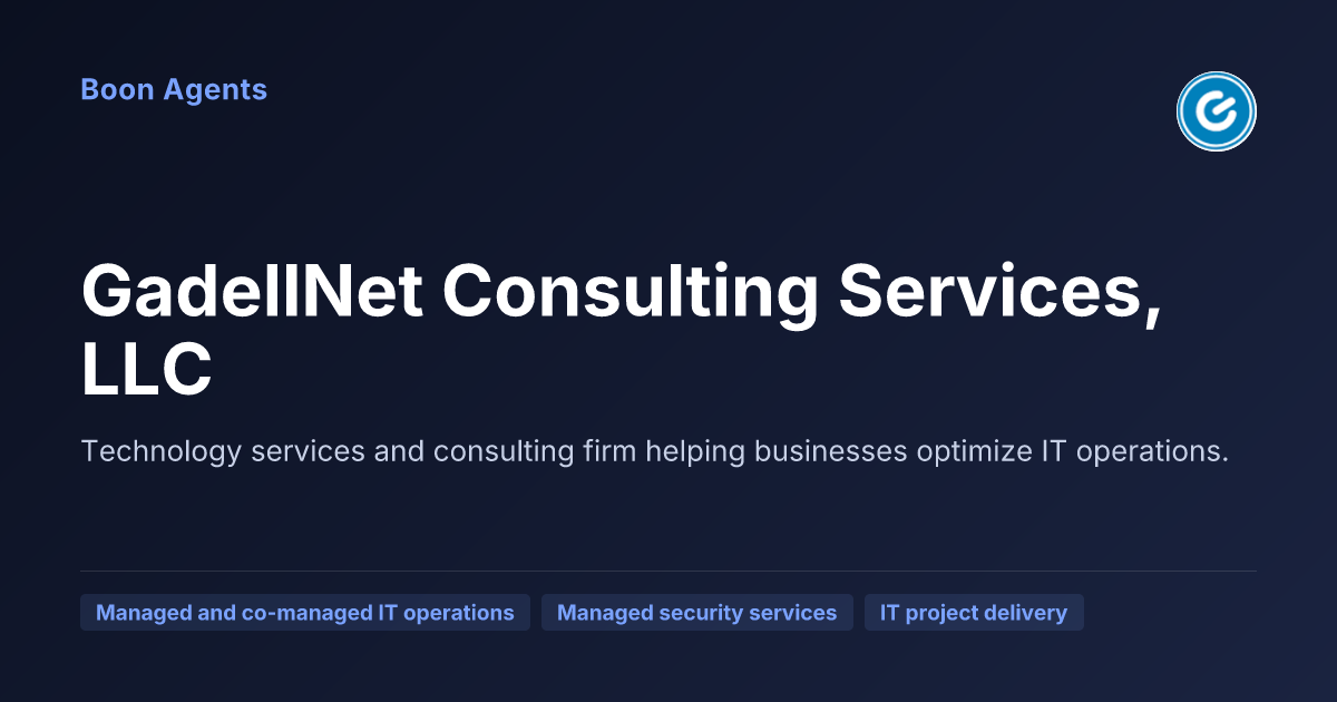 GadellNet Consulting Services, LLC — company overview