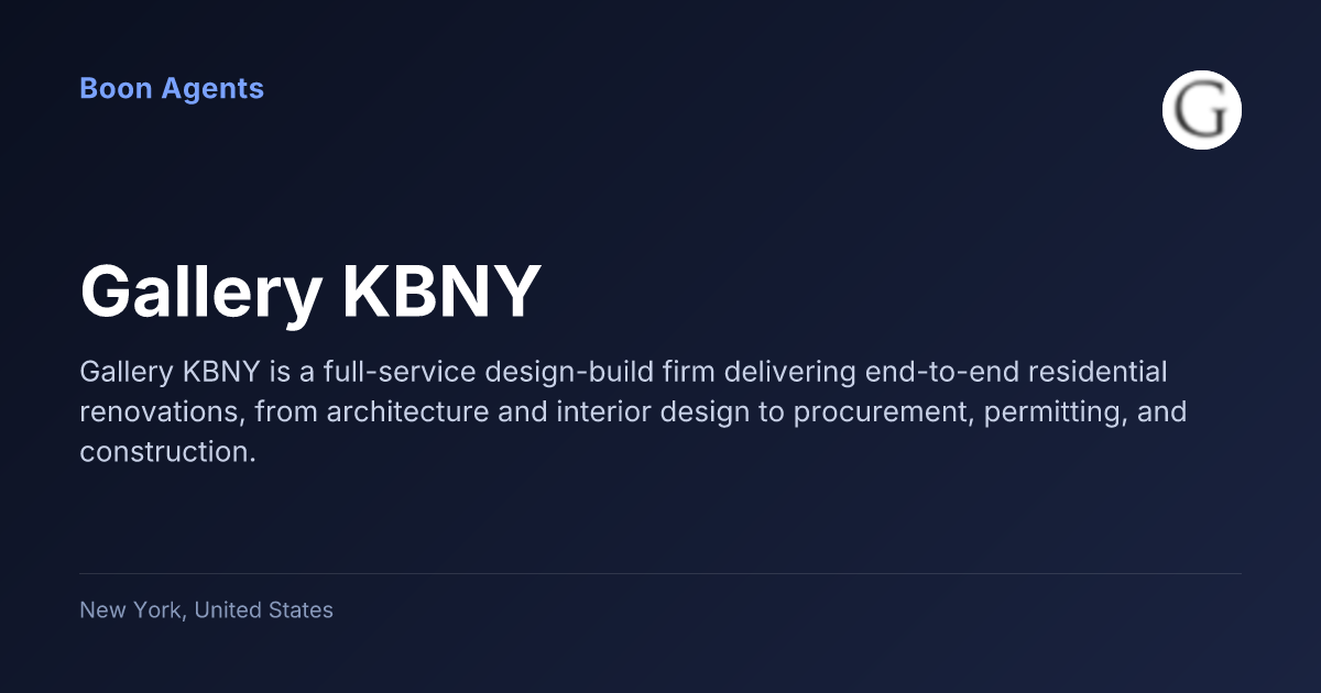 Gallery KBNY — company overview