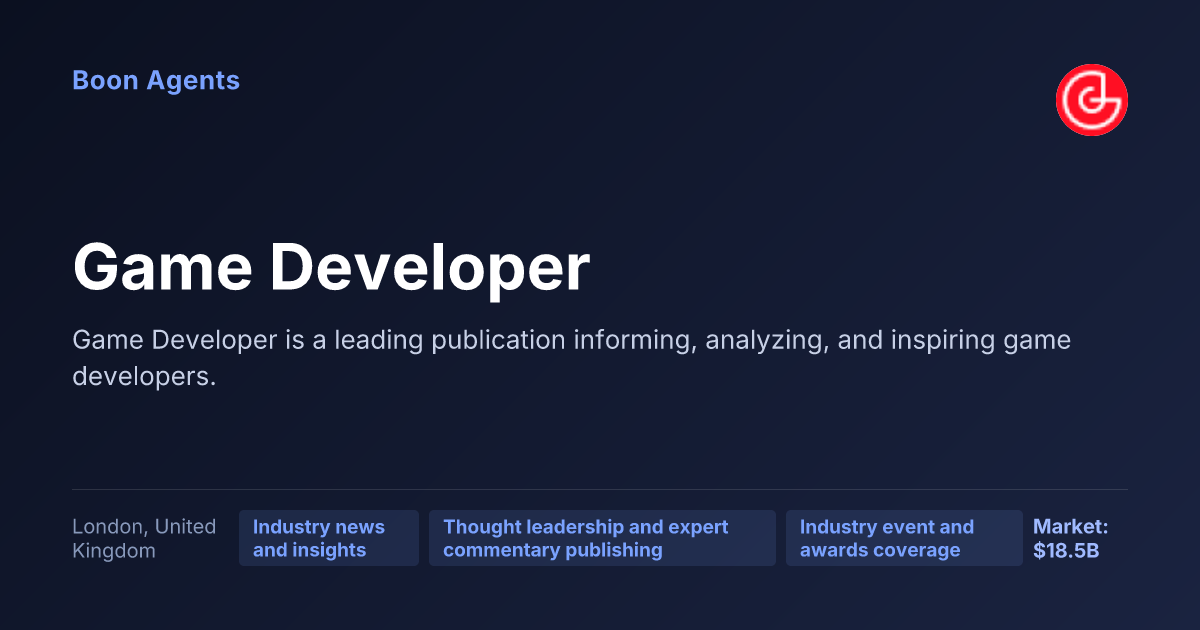 Game Developer — company overview