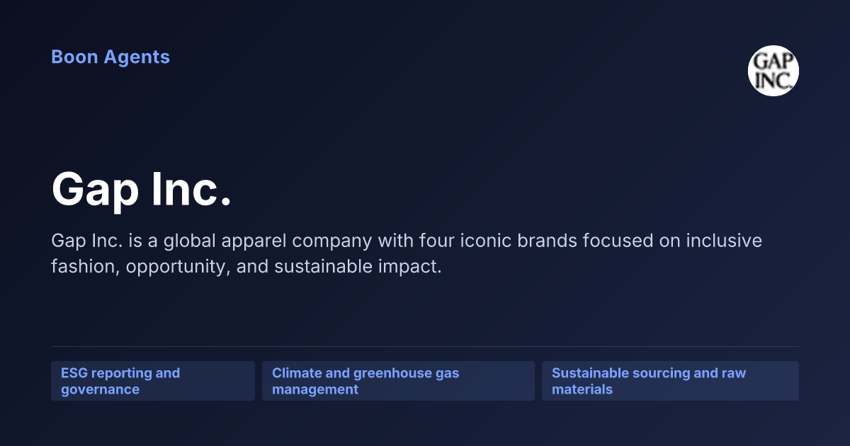 Gap Inc. — company overview