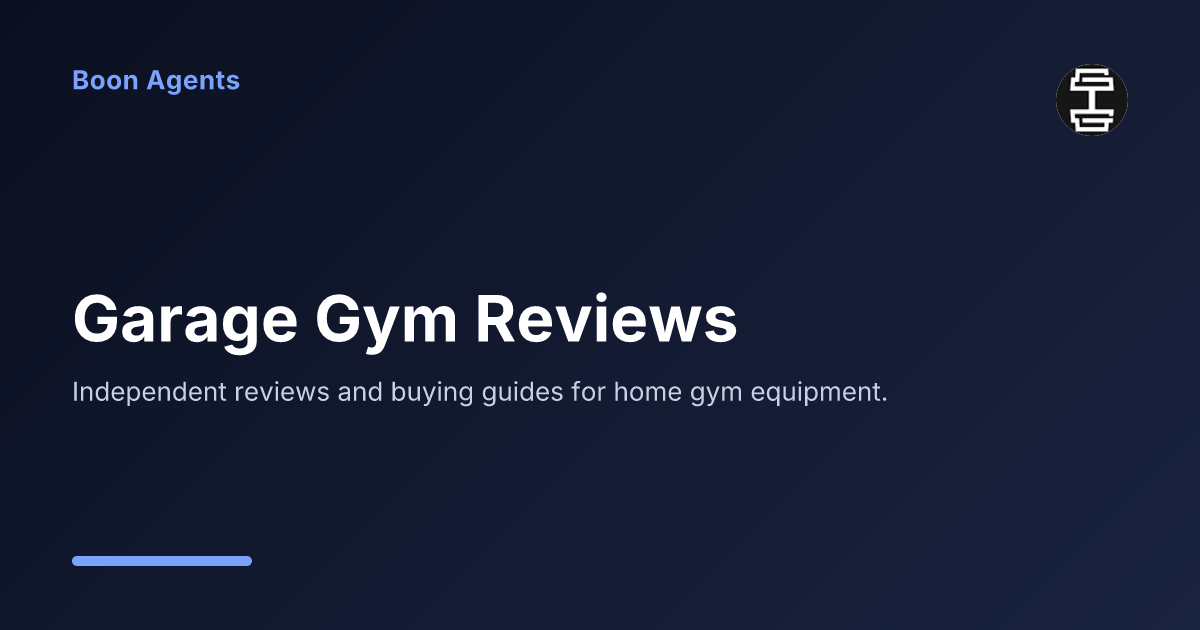 Garage Gym Reviews — company overview
