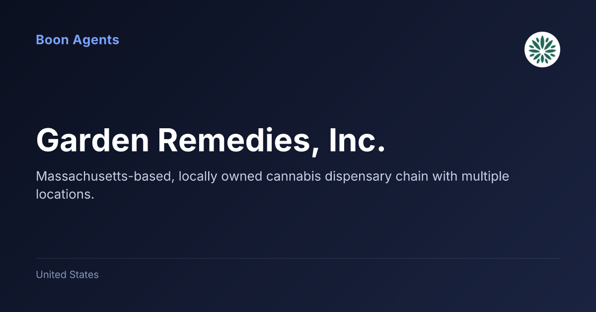 Garden Remedies, Inc. — company overview