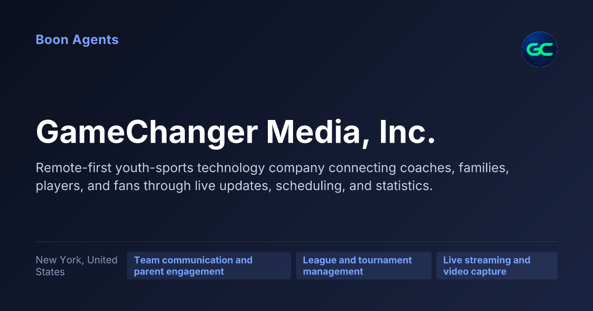 GameChanger Media, Inc. — company overview