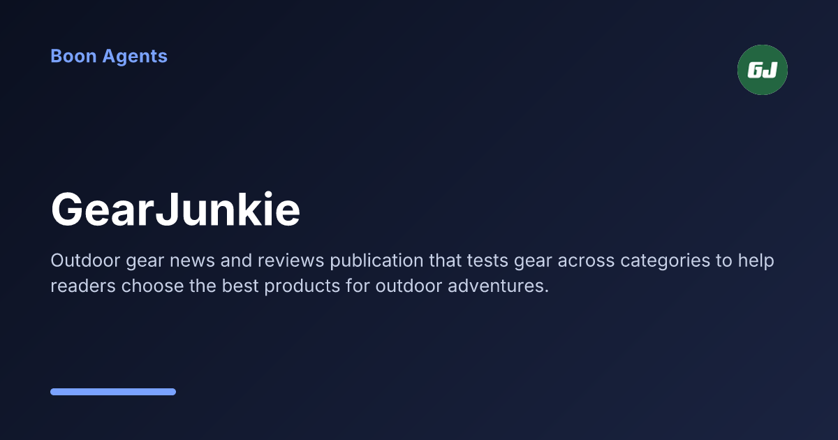 GearJunkie — company overview