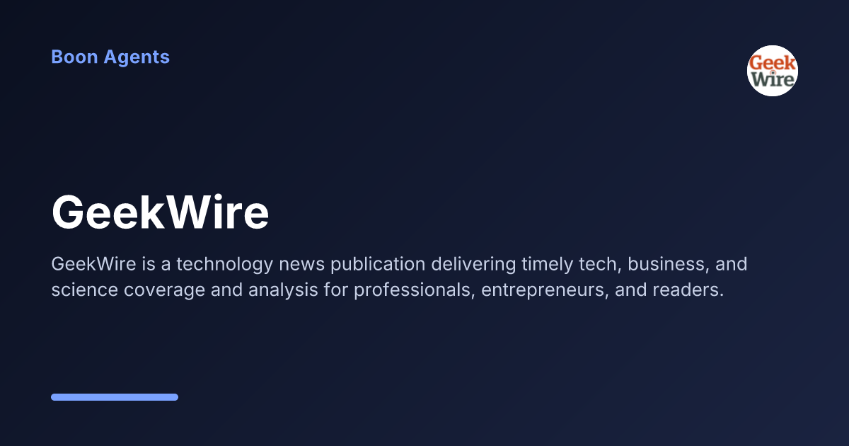 GeekWire — company overview