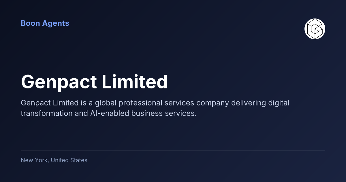Genpact Limited — company overview