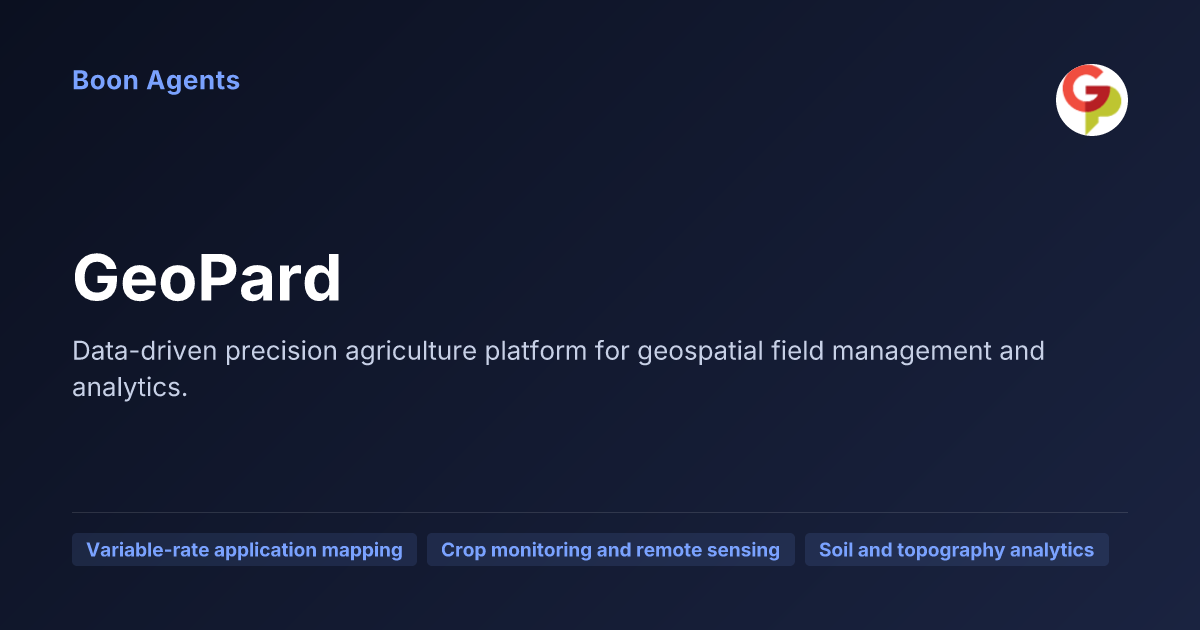 GeoPard — company overview