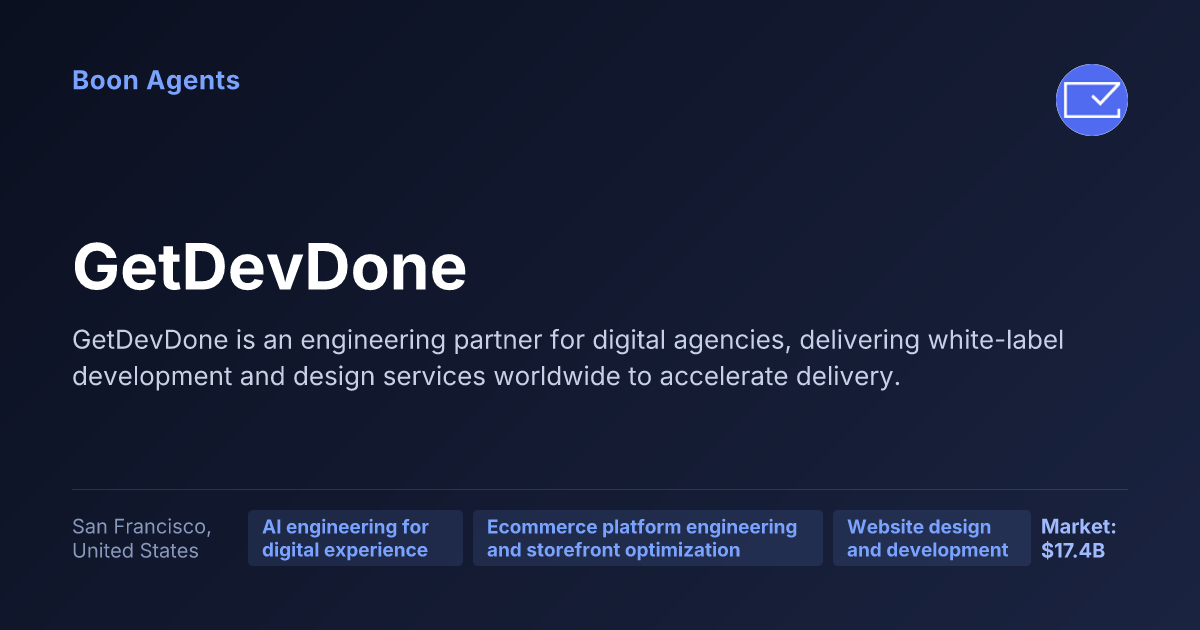 GetDevDone — company overview