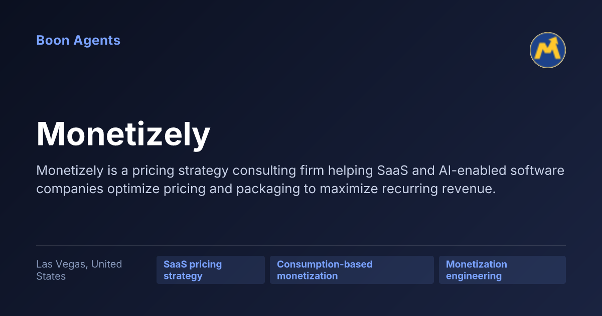 Monetizely — company overview
