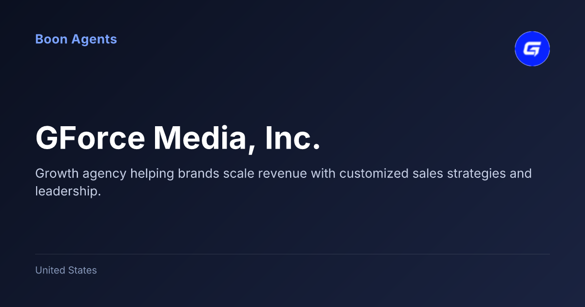GForce Media, Inc. — company overview