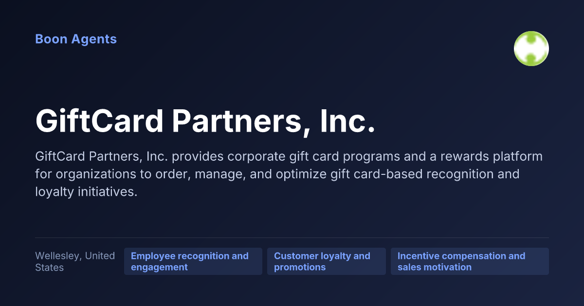 GiftCard Partners, Inc. — company overview