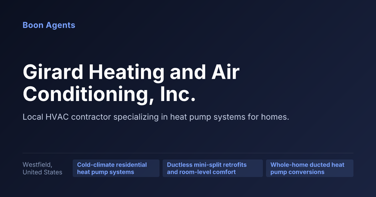 Girard Heating and Air Conditioning, Inc. — company overview