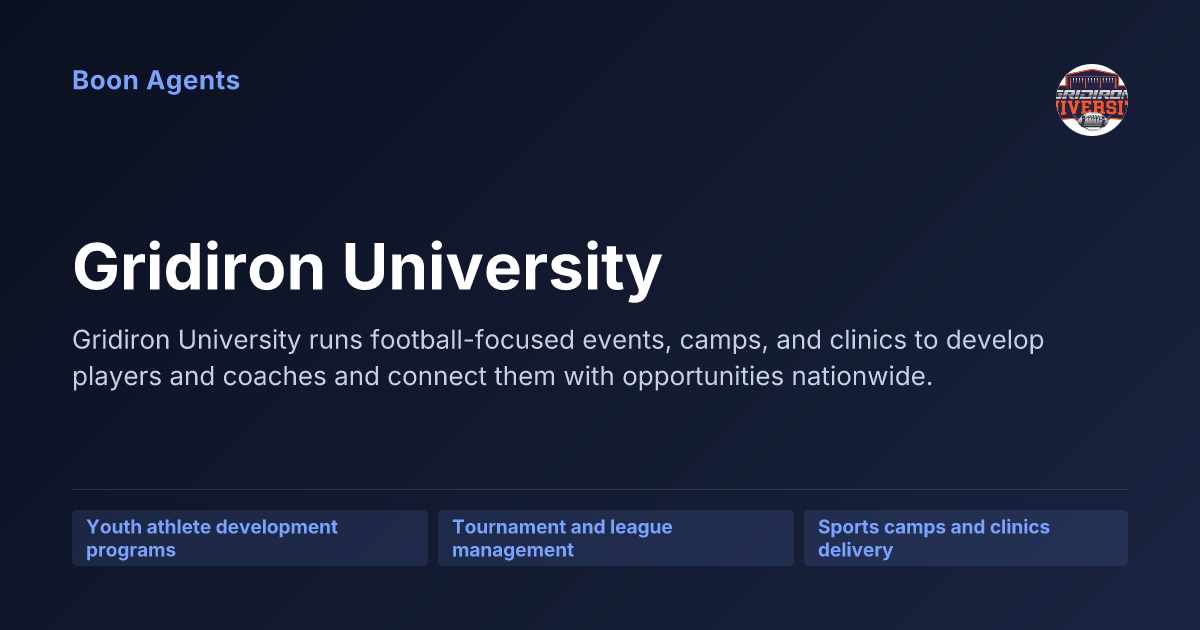 Gridiron University — company overview