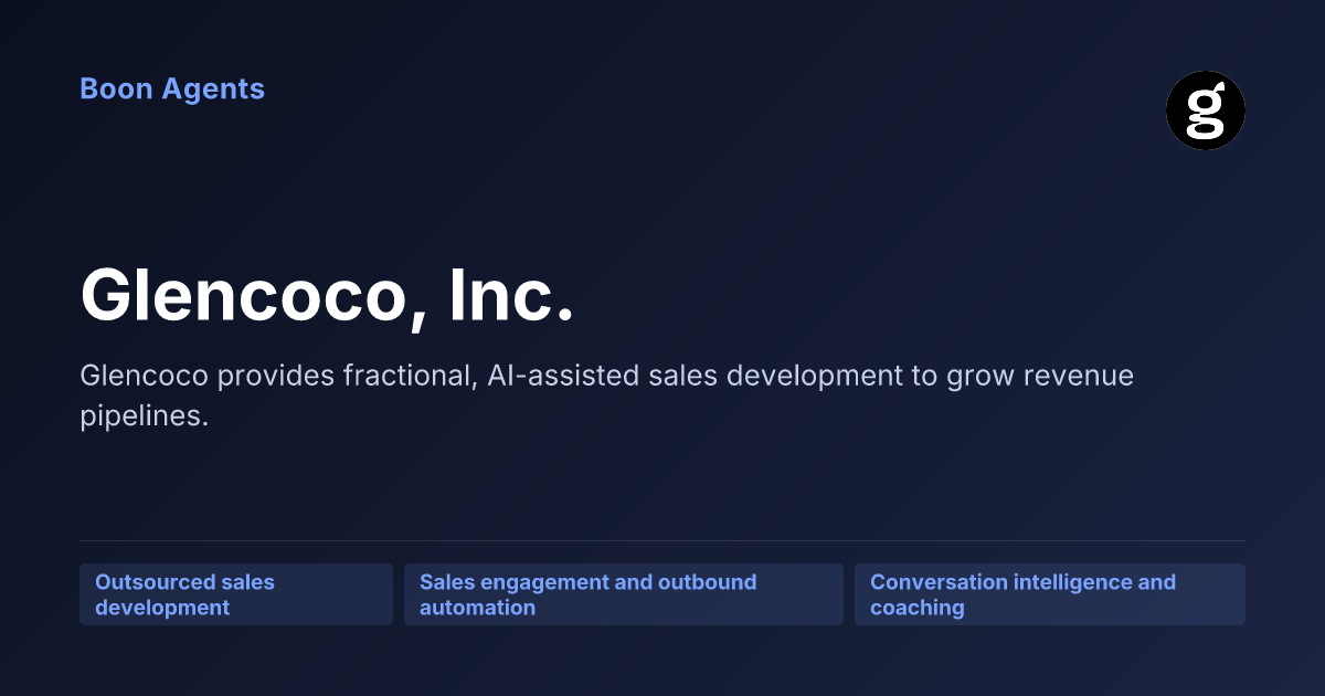 Glencoco, Inc. — company overview