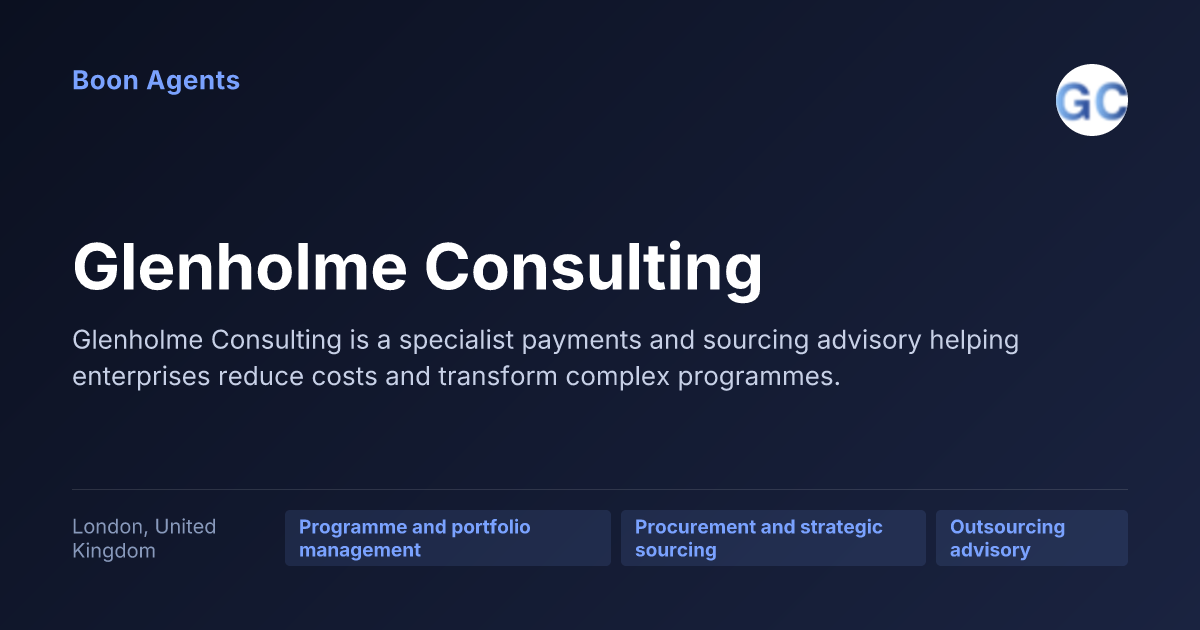 Glenholme Consulting — company overview