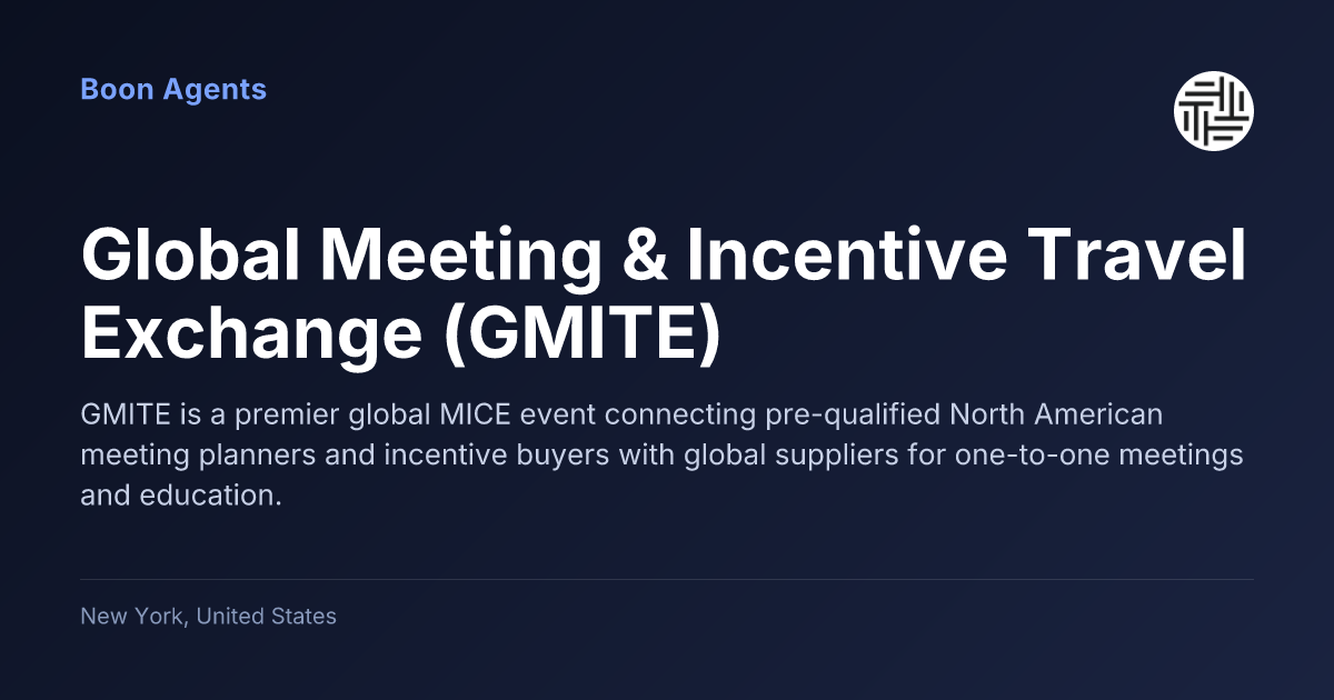 Global Meeting & Incentive Travel Exchange (GMITE) — company overview