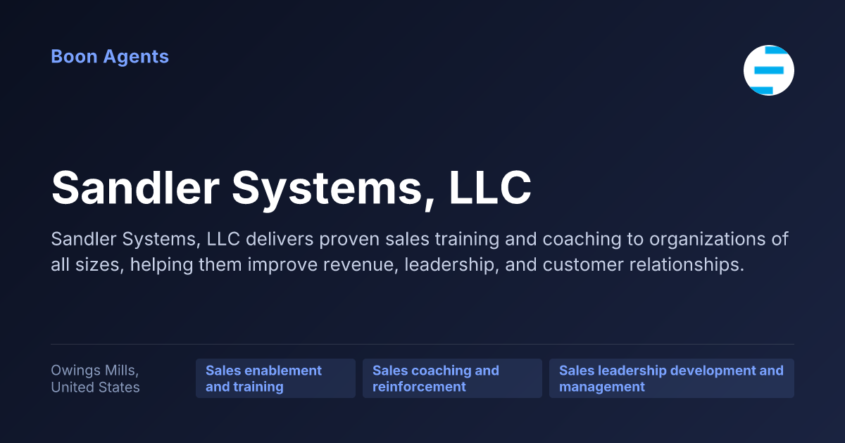 Sandler Systems, LLC — company overview