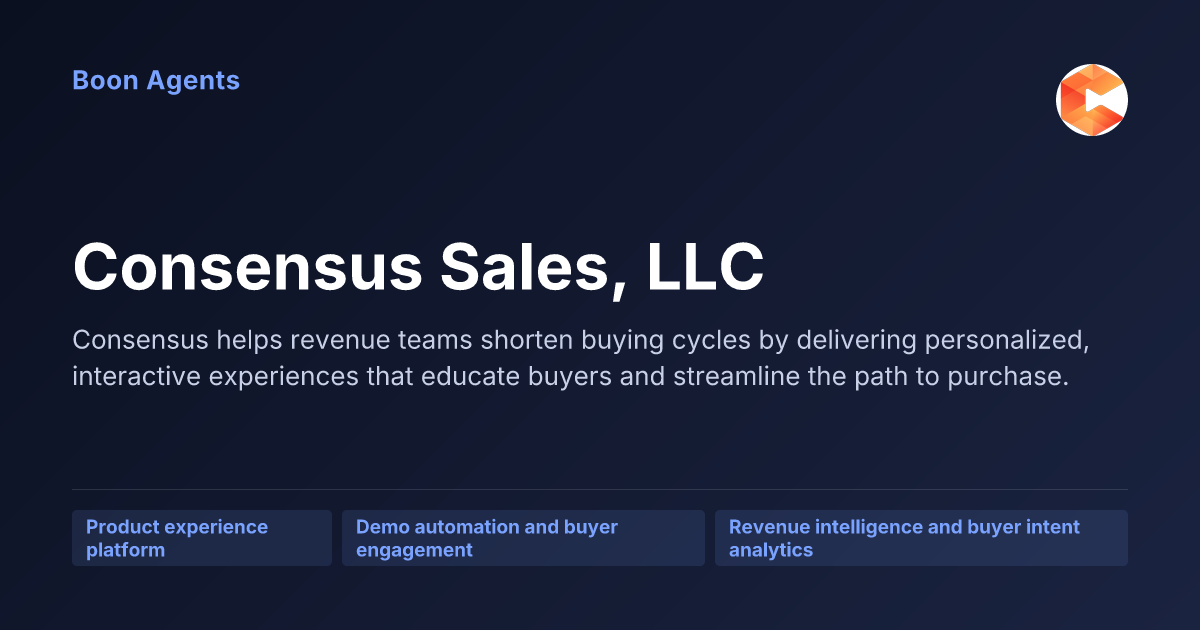 Consensus Sales, LLC — company overview